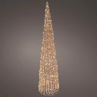 3 FT Rose Gold Cone Tree Micro Warm White LED