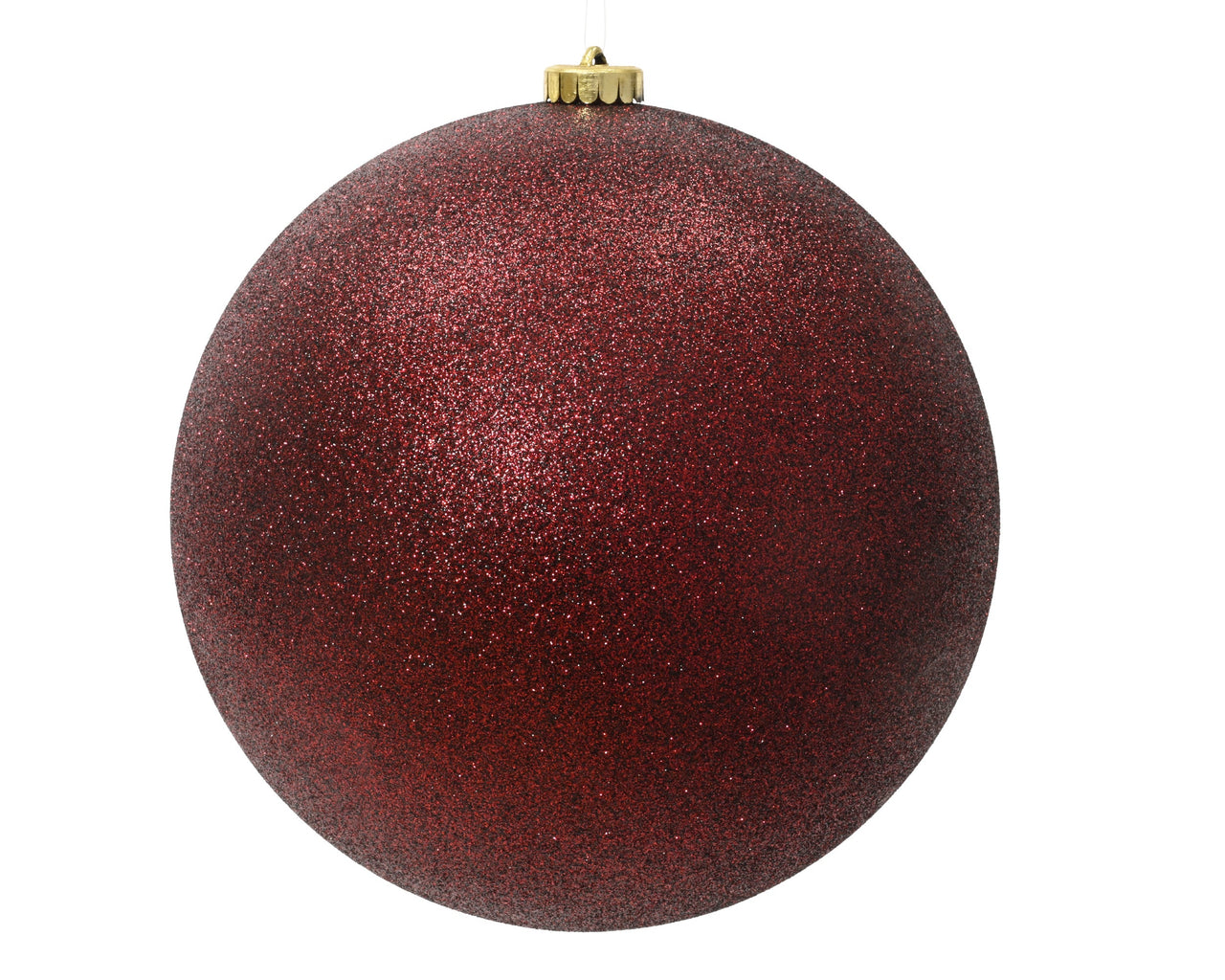 8" Glitter Shatterproof Ball Ornament