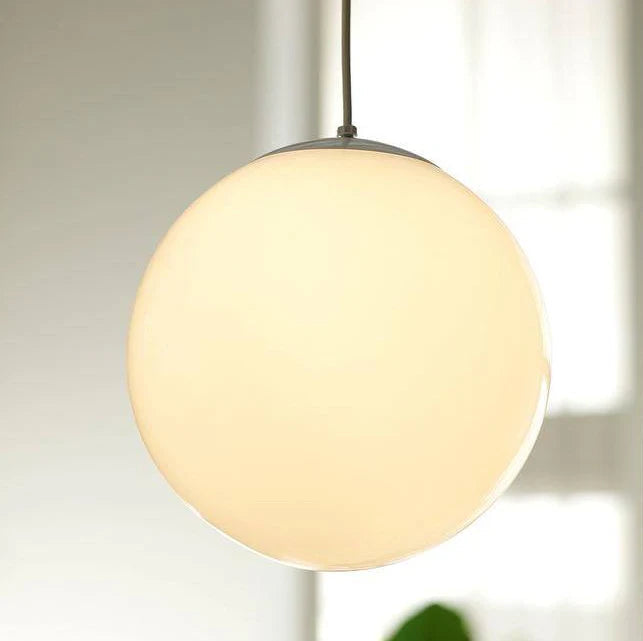 7" Micro 80LED Warm White Frosted Hanging Ball