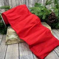 Red Taffeta Edge Ribbon 8 Inch x 10 Yards