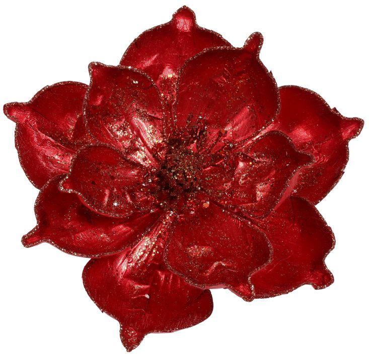 Glittered Magic Magnolia Clip - 7X5 Inches