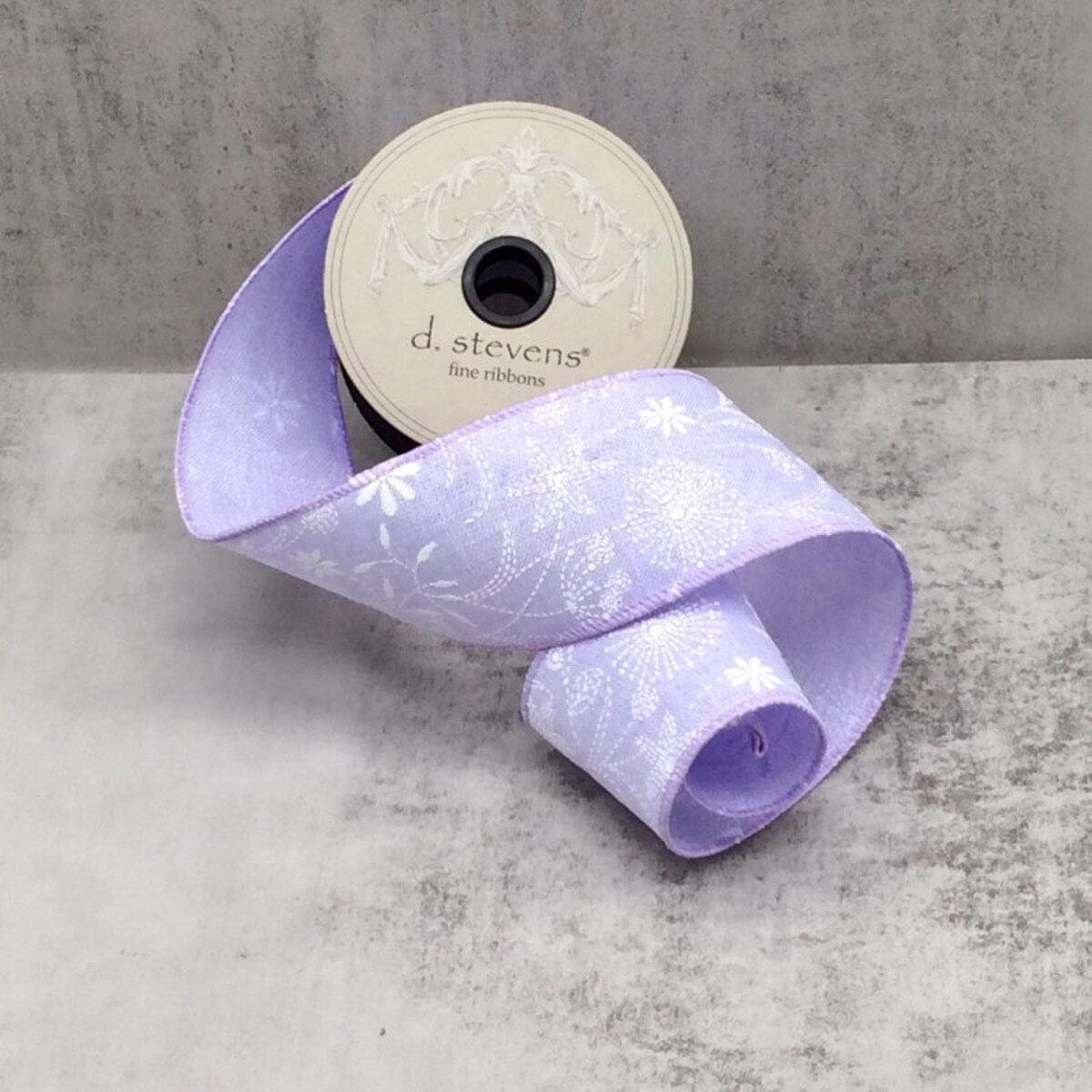 Lovely Lavender Linen Ribbon 2.5 Inch x 10 Yards