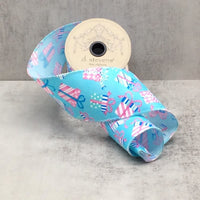 Grosgrain Ribbon Pink White Playful Packages 3