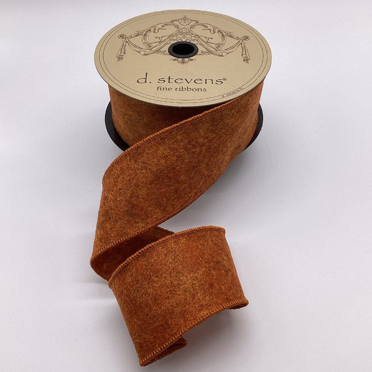 Sienna Heathered Felt Ribbon 2.5 Inch x 10 Yards