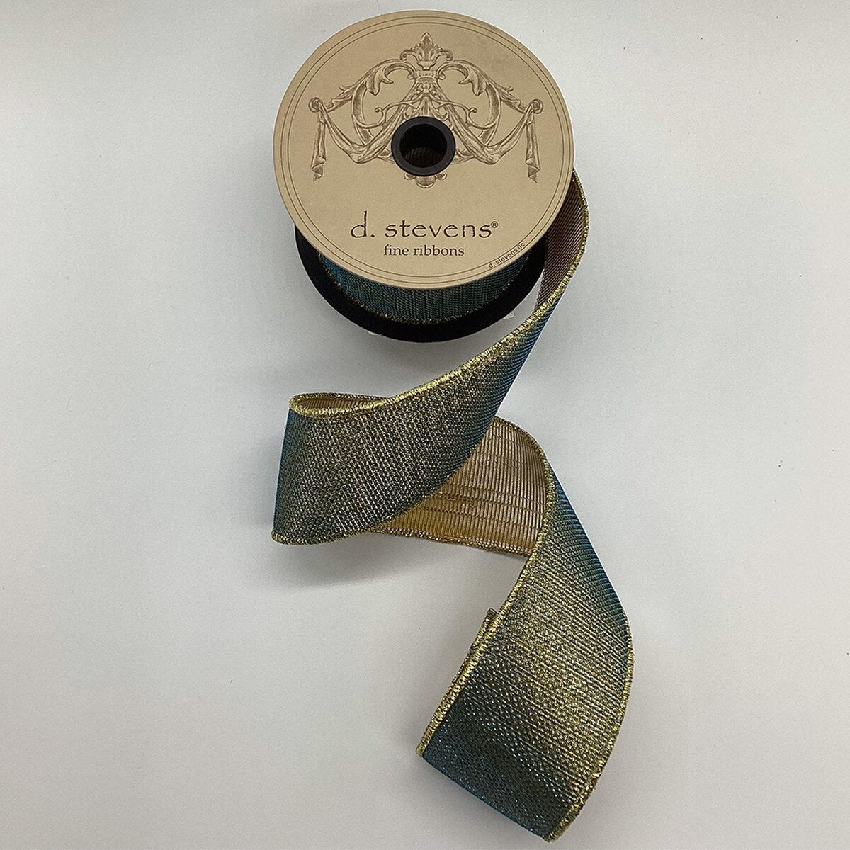 Azure Lame Micro Dot Ribbon 2.5 Inch x 10 Yards