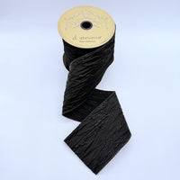 Metallic Abstract Jacquard Black Ribbon 4