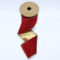Red Velvet Ribbon 4 Inch by 10 Yards