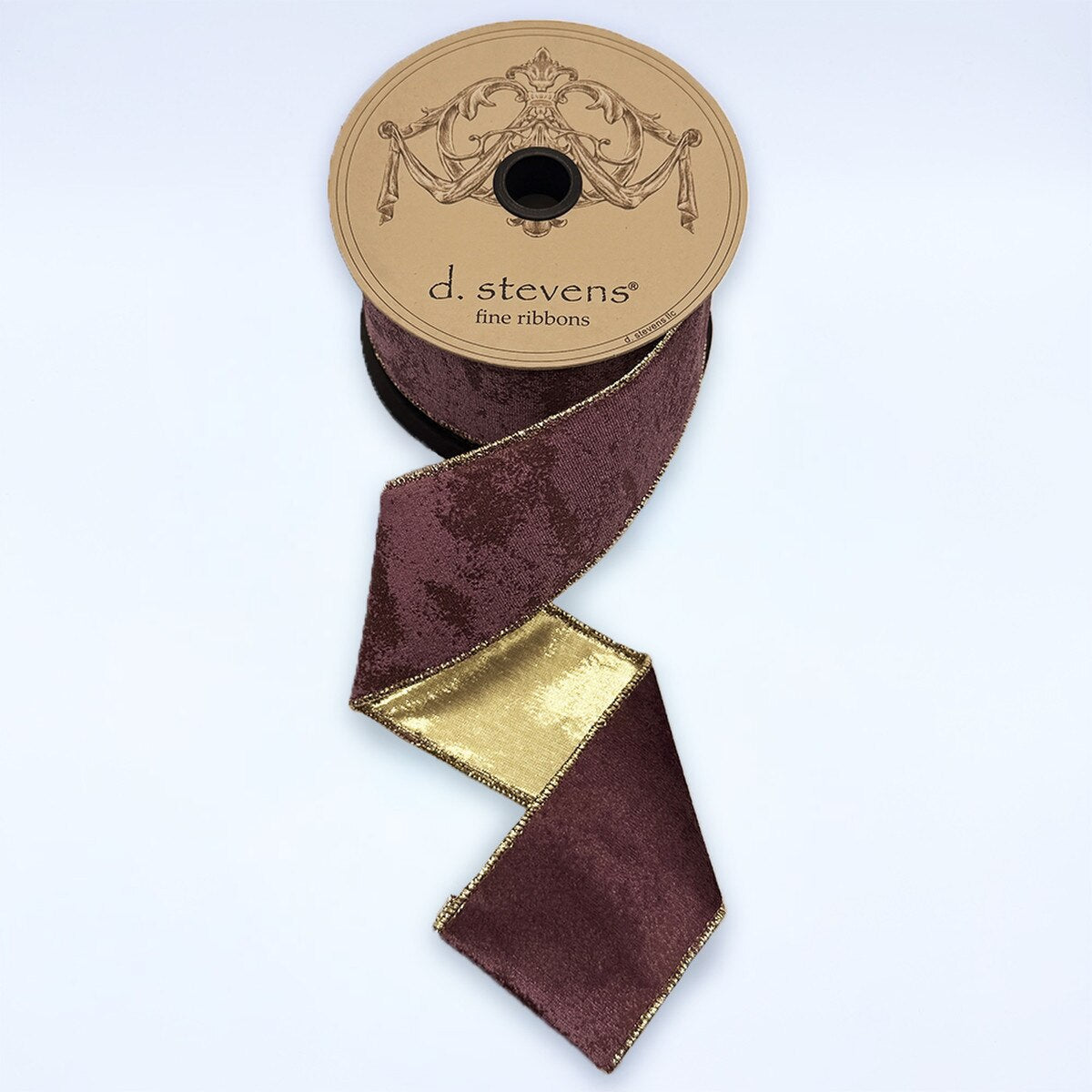Mulberry Ribbon 2.5" x 10 Yds Cloud Velvet
