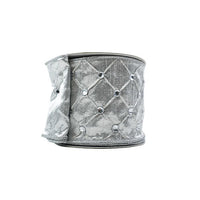 RIBBON QUEENS JEWELS 4X10YDS SILVER