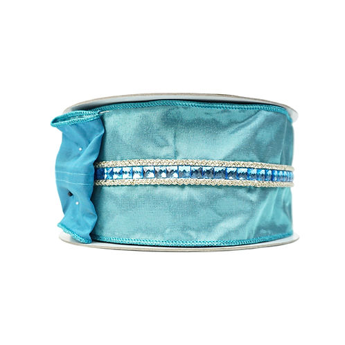 RIBBON CLASSIC JEWEL 4X10YDS TURQUOISE
