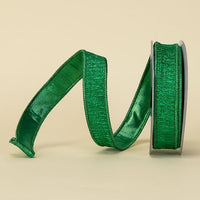 RIBBON PLEATED METALLIC LIME ( 3 SIZES )