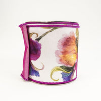 RIBBON 4X10YDS WHIMISCAL IRIS MULTICOLOR