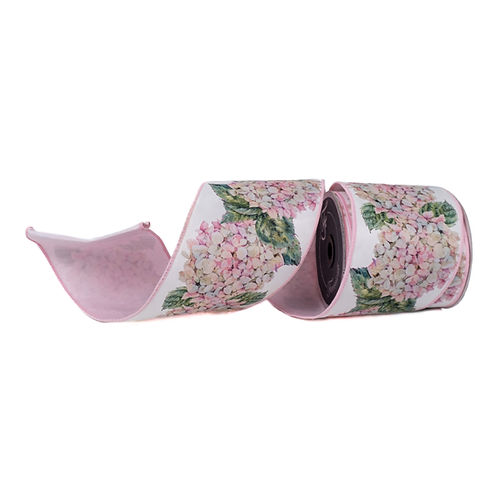 RIBBON WATERCOLOR HYDRANGEAS ( 2 SIZES)