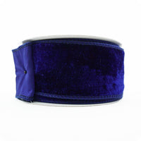 RIBBON 2.5X10YDS VELVET TAFFETA BLUE