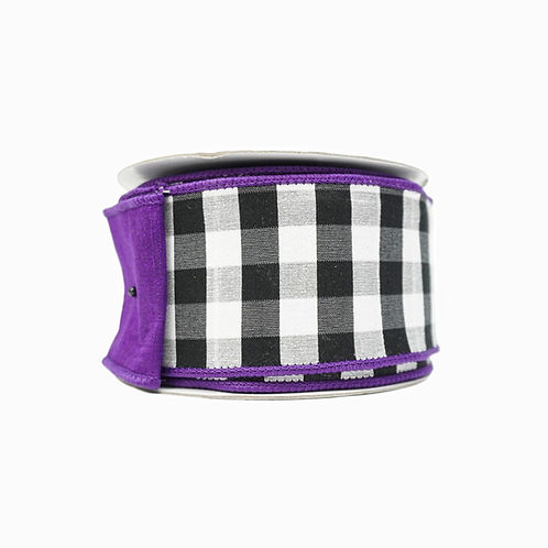 RIBBON CHECKS 2.5X10YDS ( 2 COLORS)