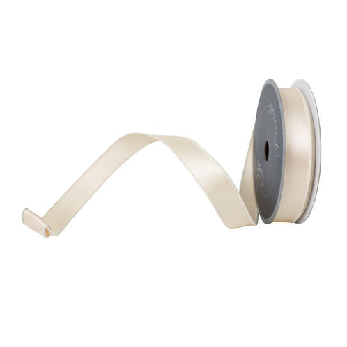 RIBBON SATIN IVORY ( 3 SIZES )