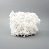 RIBBON FEATHER FUR WHITE (3 SIZES)