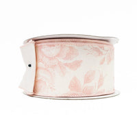 RIBBON PINK FLORAL AND IVORY (2 SIZES)