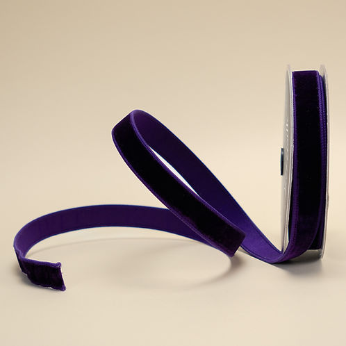 RIBBON VELVET PURPLE ( 3 SIZES )