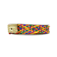 RIBBON 1X10YDS BRAIDED MOSAIC WITH MULTICOLOR