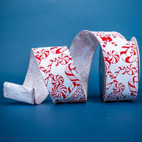 RIBBON MIXED CANDIES RED AND WHITE ( 2 SIZES )