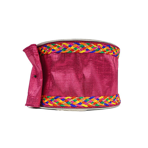 RIBBON 4X10YDS BRAIDED MOSAIC ( 2 COLORS)