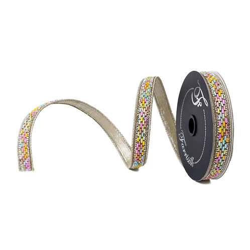 RIBBON .75" X 5YDS SHERBERT SPRINKLES MULTICOLOR