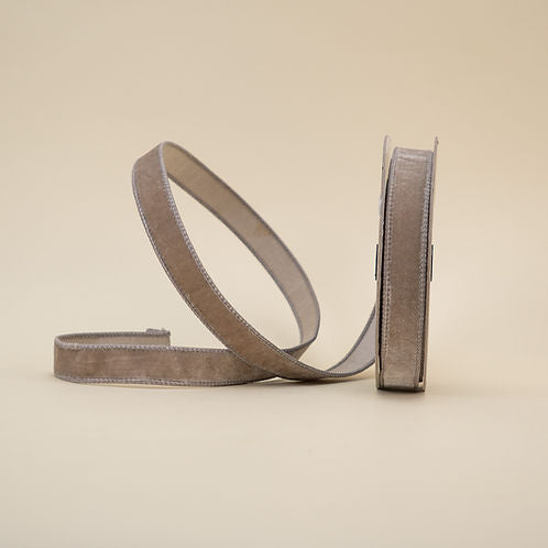 RIBBON VELVET PLATINUM ( 2 SIZES )