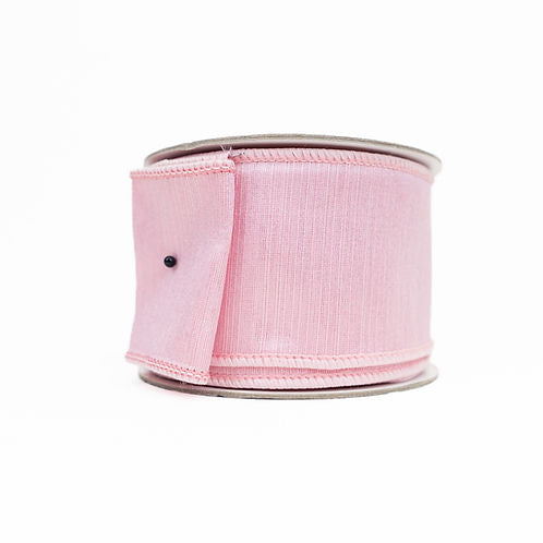 RIBBON 2.5" X 10YDS SHABBY SILK PINK