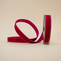 RIBBON VELVET HOT PINK ( 2 SIZES )