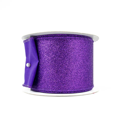RIBBON 2.5" X 10YDS SHIMMER GLITTER ( 3 COLORS )