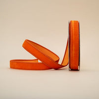 RIBBON VELVET ORANGE ( 3 SIZES )