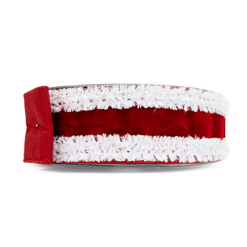 RIBBON SANTA SUIT RED AND WHITE ( 2 SIZES)