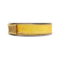RIBBON GLITTER GOLD ( 2 SIZES )
