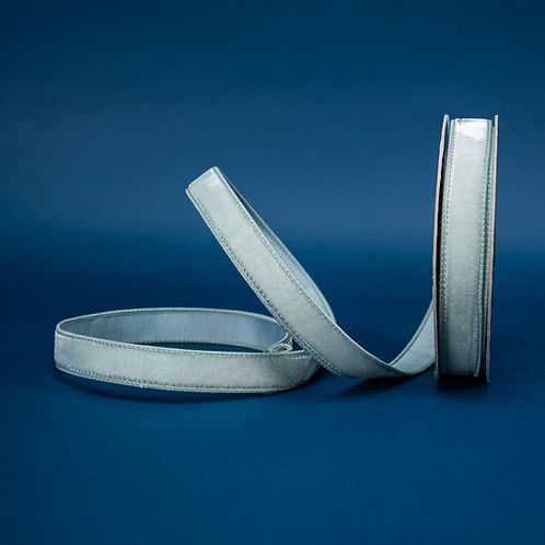RIBBON VELVET LIGHT BLUE ( 3 SIZES )