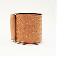 RIBBON ENCHANTED EMBRODERY 4X10YDS ROSE GOLD