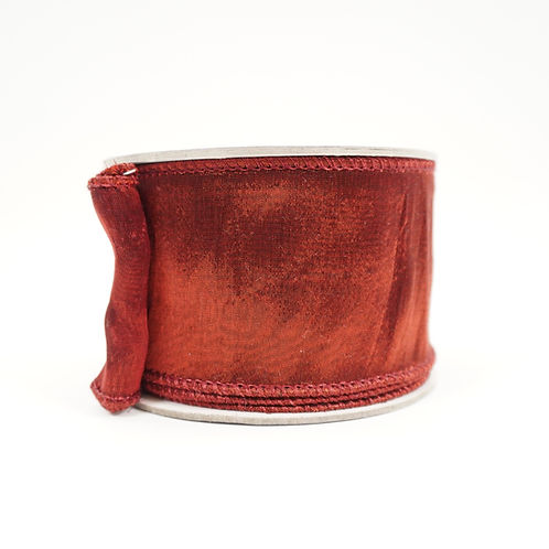 RIBBON DOUBLE SHEER 2.5X10YDS RUBY