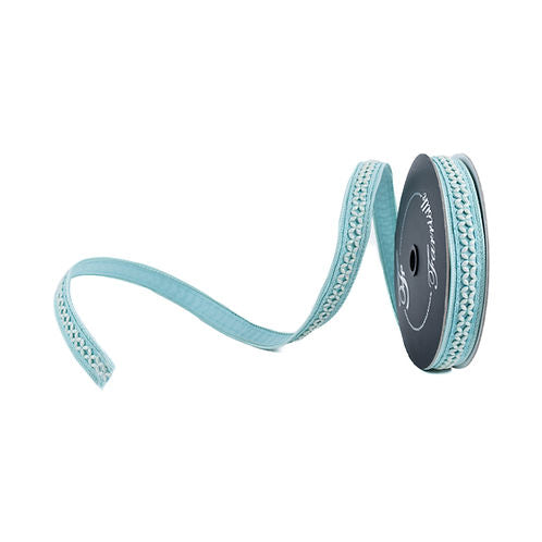 RIBBON 1" X 10YDS OPALESCENT JEWEL TURQUOISE