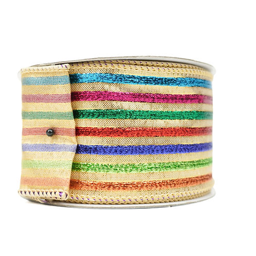 RIBBON CHRISTMAS CAROUSEL MULTICOLOR (2 SIZES)