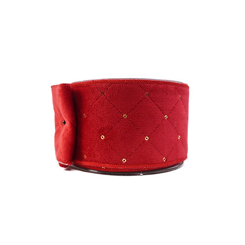 RIBBON QUILTED 2.5X5YDS (5 COLORS)