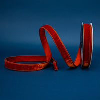 RIBBON VELVET CINNAMON ( 2 SIZES )
