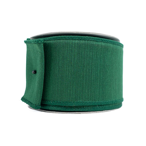 RIBBON 2.5" X 10YDS SHABBY SILK EMERALD
