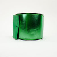 RIBBON METAL SHEEN EMERALD ( 2 SIZES )
