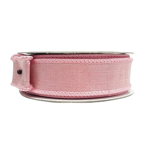 RIBBON 1" X 10YDS TAFFETA BABY PINK