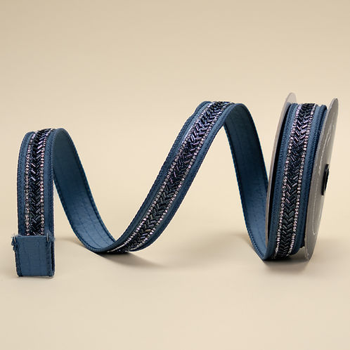 RIBBON BAGUETTES STEEL BLUE ( 2 SIZES )