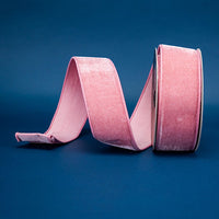 RIBBON VELVET PINK ( 2 SIZES )