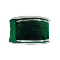 RIBBON VELVET SPARKLE WITH EMERALD (2 SIZES)