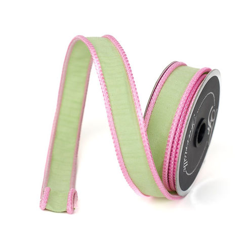RIBBON 1" X 10YDS SHERBERT CORD MINT GREEN