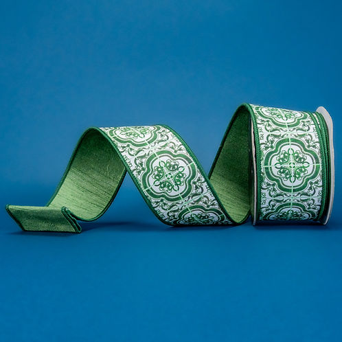RIBBON MESSINA GREEN ( 2 SIZES )
