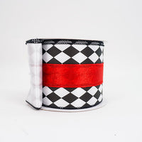 RIBBON QUEEN OF DIAMONDS 4X10YDS (2 COLORS)